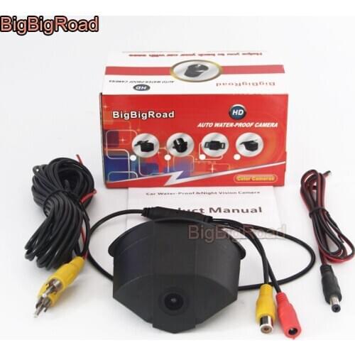 BigBigRoad CCD Car Front View Grille Logo Camera For Mercedes-Benz GLK GLC GLE GLA ML Series 2011 2012 2013 2014 2015 2016