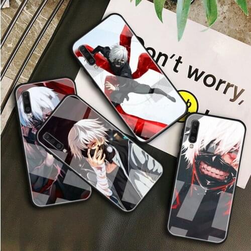 Anime Tokyo ghoul Tempered Glass Case For Samsung Galaxy A10S A10E A20S A20E A30S A40 A50S A60 A70 A80 A90 A6 A7 A8 Shell