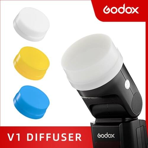 Godox V1 V1-C V1-N V1-S V1-F V1-O V1-P Speedlite Flash White Blue Yellow Diffuser Soft Box Case