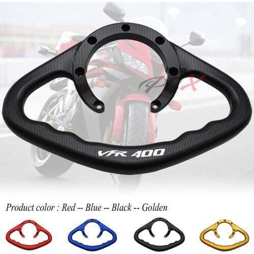 Motorcycle Passenger Handgrips Hand Grip Tank Grab Bar Handles Armrest For Honda VFR 400 VFR400 All Years