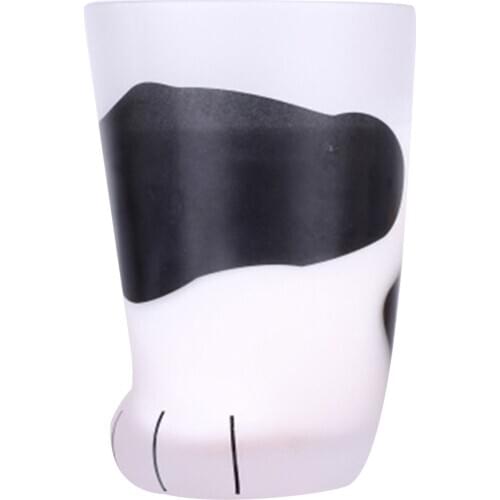 Novelty Cat Claw Cup Cat Paw Frosted Cup Kids Milk Glass Cups Personality Breakfast Milk Cup Cute Mug for Home AC889