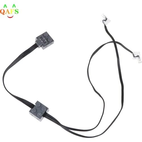 New 37CM Technic Power Function 8870 LED Light Link Line Cable For Lego Train Vehicle