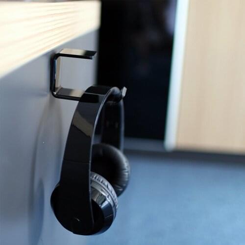 Durable Headphone Headset Holder Hanger Earphone Wall/Desk Display Stand Bracket Hanger Headphone