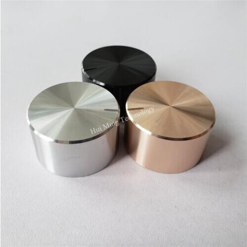 8pcs aluminum plastic potentiometer knob black 30*17*6mm Plum handle Chassis volume switch cap knob for HI-FI amplifier