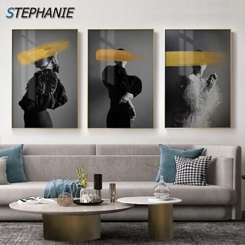 Modern Abstract Women Canvas Posters Contemporary Fashion Paintings Prints Wall Art Pictures For Living Room Nordic Home Decor