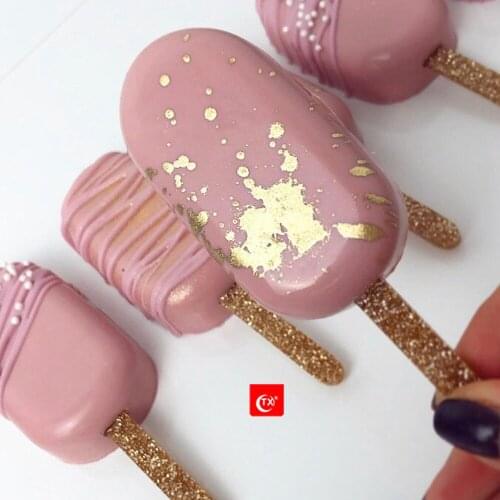 TX 10PCS 3MM Acrylic Ice Cream cakesicle sticks, Custom Popsicle Sticks,Birthday,Baby Shower Baking Tools