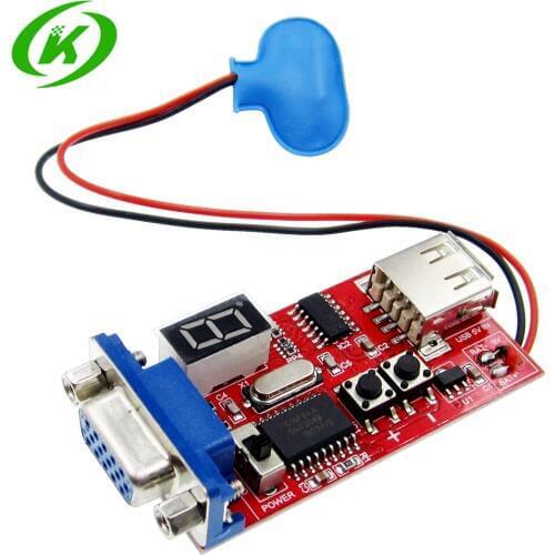 VGA Signal Generator LCD Tester 15 Signal Output USB Battery Dual Power Supply