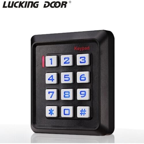 Backlit IP65 waterproof Keypad RFID Card Reader with wiegand output Standalone Access Control R30EM plastic case 2000 card