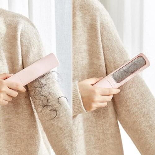 Reusable Rotatable Home Electrostatic Clothes Lint Dust Pet Cleaning Lint Roller Cat Fur Brush Pet Hair Remover Cleaning Brush