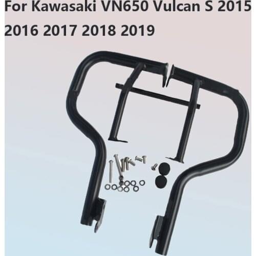 For Kawasaki VN650 Vulcan S 2015 2016 2017 2018 2019 Black Motorcycle Engine Guard Crash Bar Frame Protector