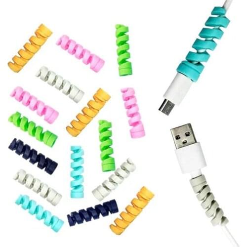 Charging Cable Protector Saver Cover For Apple iPhone USB Charger Cable Cord Adorable Protective Sleeve For Phones Cable