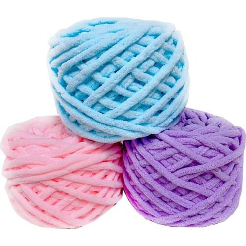 100g/ball Soft milk cotton blends polyester blended wool yarn Chunky hand Knitting DIY Crochet knit hat scarf slippers toy diy
