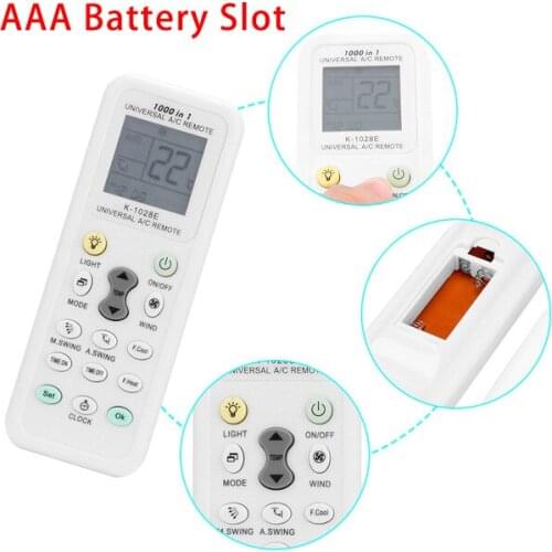 1000 In 1 Universal Remote Control A/C Digital LCD Remote Control For Air Conditioner LCD Remote Control For Air Conditioner