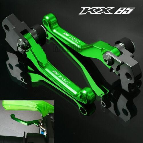 For Kawasaki KX85 KX 85 2001-2017 2012 2013 CNC Aluminum Motorcycle Dirt Pit Bike DirtBike Motocross Pivot Brake Clutch Levers