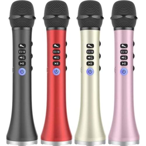 Wireless Karaoke Microphone Bluetooth Speaker Handheld Singing KTV Party Supply