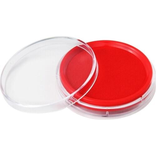 Ink pad printing fast dry ink mud red financial versatile office stationery supplies 9863