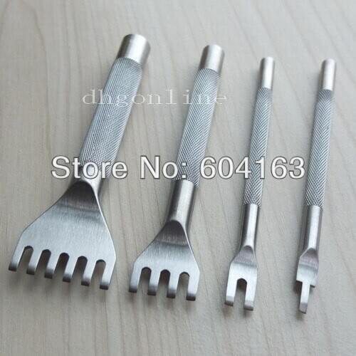 1 2 4 6 HOLE leather tools CHISELS PUNCHES LACING Lacing PUNCHES Craftool