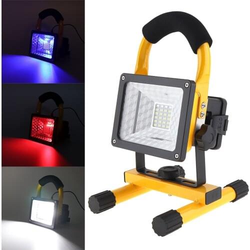 20W 24 LED Flood Light Portable Outdoor Waterproof IP65 Emergency Lamp Work Light for Camping / Vehicle Signal Warning