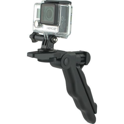 Revolver w/ 1/4-20 screw Action Camera, GoPro Adapter Included. Mini Tripod and Monopod. Ultra Compact camera companion, an esse