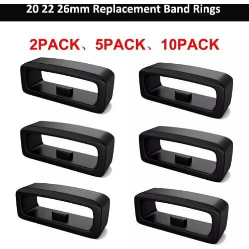 Rubber Replacement Watch Strap Band Keeper Loop Security Holder Retainer Ring For Garmin Fenix 6 6X 6Pro 5X 5S 5 5 Plus 3 HR
