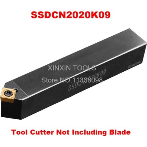 SSDCN2020K09 20*20mm Metal Lathe Cutting Tools Lathe Machine CNC Turning Tools External Turning Tool Holder S-Type SSDCN