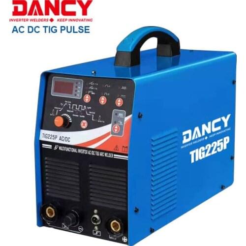 Tig ac dc TIG225P pulse welder 220V inverter aluminium digital welding machine
