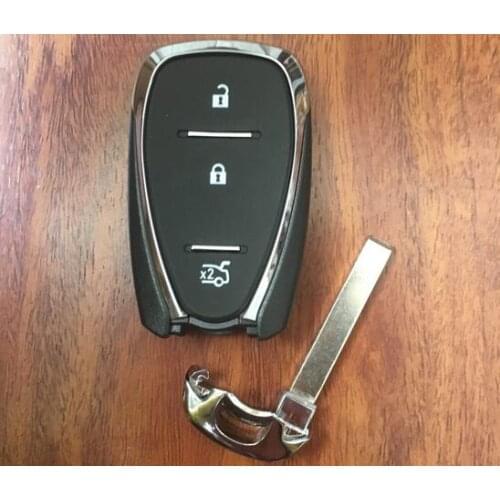 Smart Remote Key Shell for Chevrolet Cruze Malibu with Emergency Key Blade