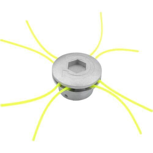 Universal Grass Trimmer Head Line Wire Aluminium Strimmer Head Trimmer Heads String Garden Bonsai Tools Mower Grass Brush Cutter