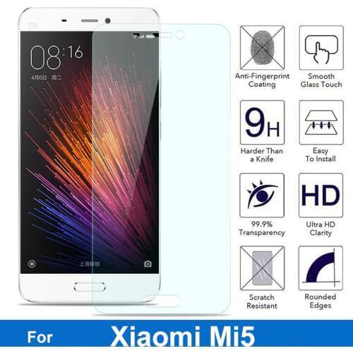 For Xiaomi MI5 5 Tempered Glass Screen Protector 9H 2.5 Safety Protective Film On Xiaomi5 Libra M5 Mi-5 M Five pelicula de vidro