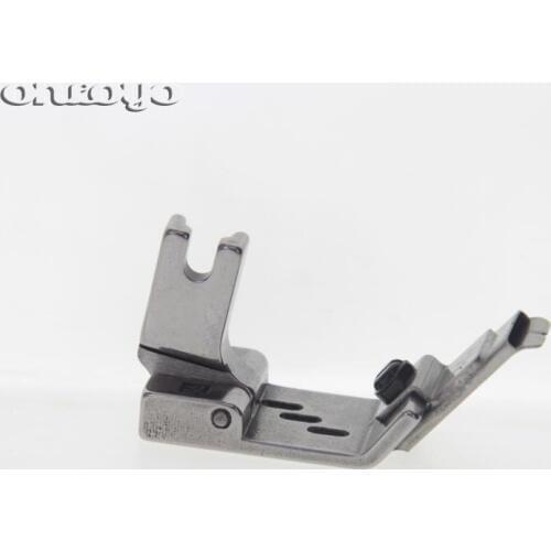Industrial Sewing Machine Parts Presser Foot MH380 Three Needle Foot With Binder Foot Size 1/4,binder Size 3/8 Slanted Type