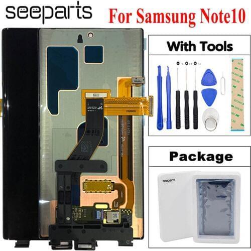 6.3"Amoled For Samsung Note 10 LCD Note10 Lcd Display Touch Screen Digitizer Assembly For Samsung N970F N970U N970N N9700 LCD