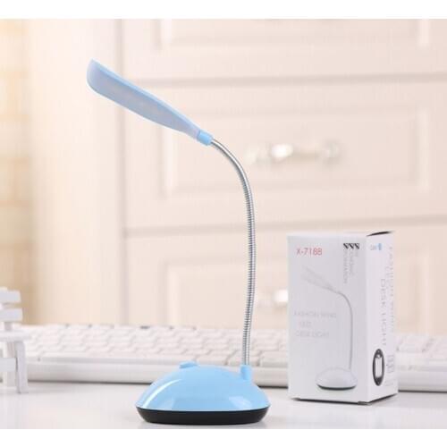 4Color Flexible Mini Desk Lamp Eye Protection Lamp Foldable LED Night Light Reading Book Lights
