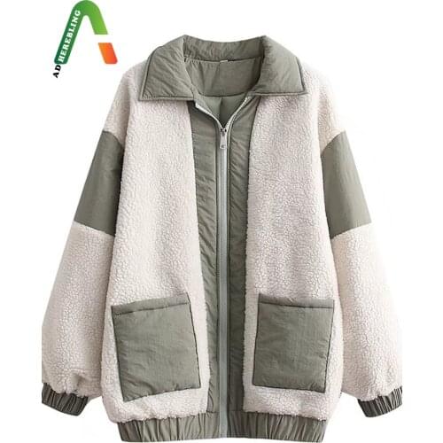 Adherebling Women's Parkas With Fur