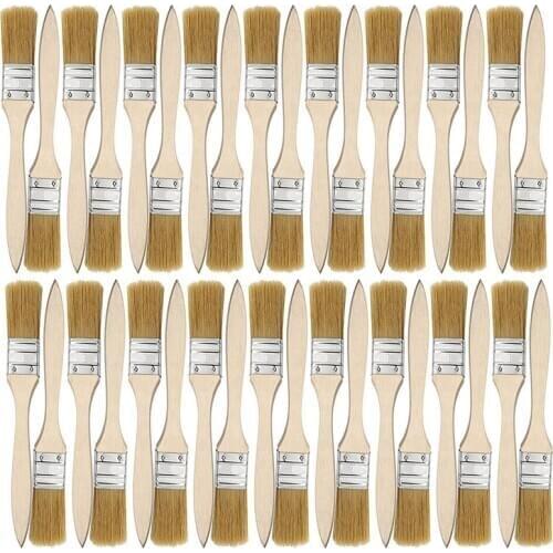 Promotion! 36 Pack of 1 Inch (24mm) Paint Brushes and Chip Paint Brushes for Paint Stains Varnishes Glues and Gesso