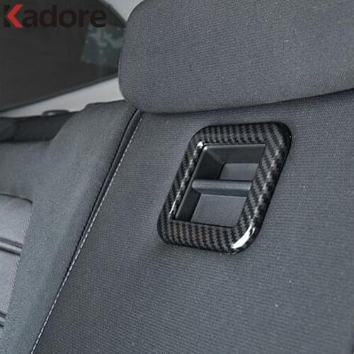 For Honda CRV CR-V 2017 2018 2019 2020 2021 Rear Seat Armrest Box Switch Button Cover Trims Panel Frame Interior Car Accessories