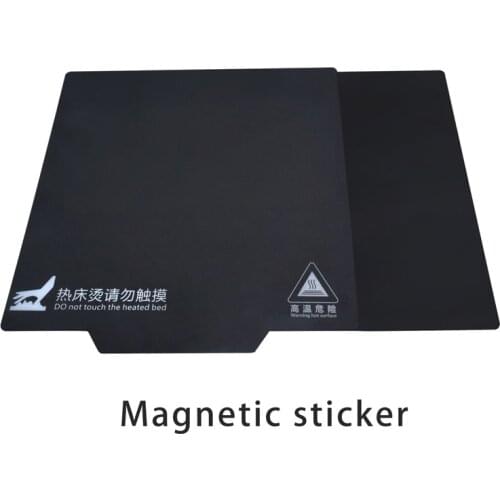 3D Printer Parts Magnetic Bed Tape for Print Sticker 150/220/235/310mm Square Build Plate Tape Surface Flexplate Heatbed Sticker