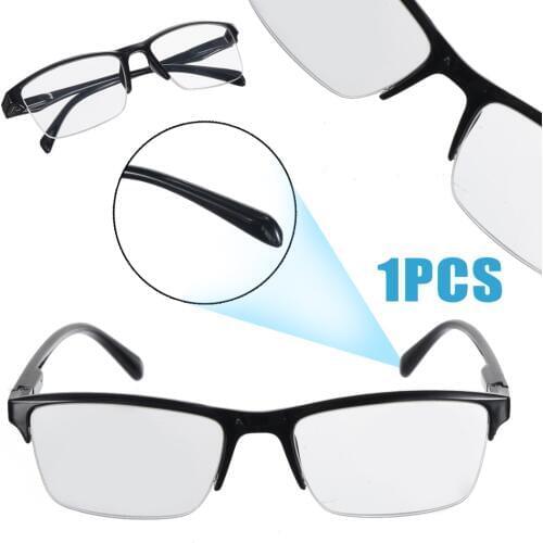 Mayitr 1PC Fashion Unisex Reading Glasses Half Frame Style Transparent Reading Glasses For Eyewear Accessories +0.25 to +4.0
