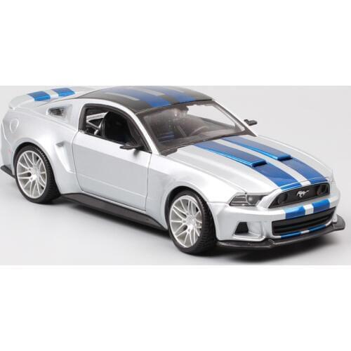 1/24 scale 2014 Ford Mustang GT street racer muscle cars Shelby GT500 model auto Diecast Vehicle game toys hobby gift miniatures