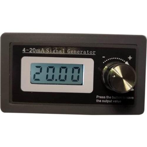 New Adjustable 2-wire 4-20mA Signal Generator Current Loop Simulator Panel-mounted Transmitter Signal Simulation Meter