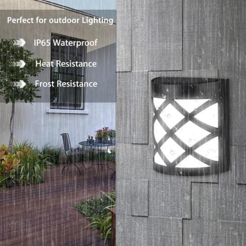 Solar Garden Light Lamp LED Waterproof Passive Infrared Solar Safety Motion Sensor Outdoor Lamp Wall Lamp Led Lights Home Decor