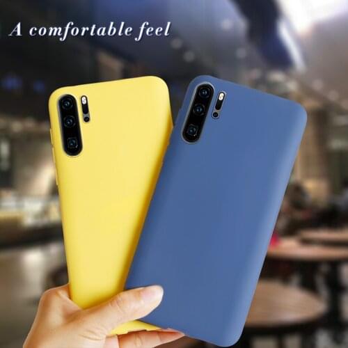Candy color silicone phone case for Huawei P30 Pro P30pro VOG-L09 matte soft tpu cases for Huawei P30 Pro VOG-L29 back cover 6.4