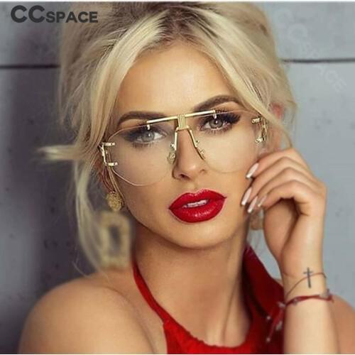 46435 Steampunk Retro Rimless Sunglasses Men Women Metal Frame Fashion Shades UV400 Vintage Glasses Oculos