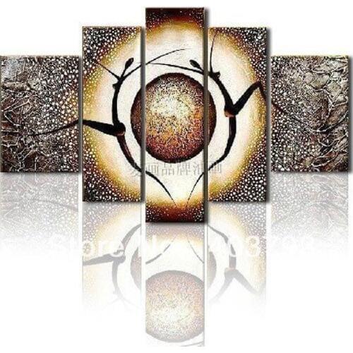 Modern abstract Oil Painting On Canvas Guaranteed 100% handpainted space dancing Free shipping Home Decor