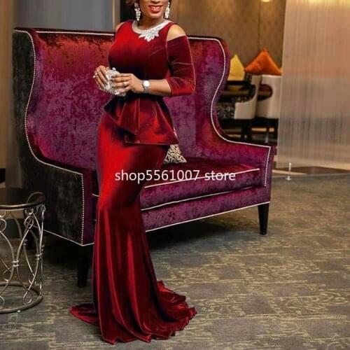 2021 Spring Fashion African Women Short Sleeve Solid Color Long Dress African Dresses for Women African Clothes