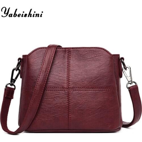 Women Famous Brands soft Leather Female High Quality Luxury Small Shoulder Bag Designer Handbag sac Fashion Plaid women Handbags