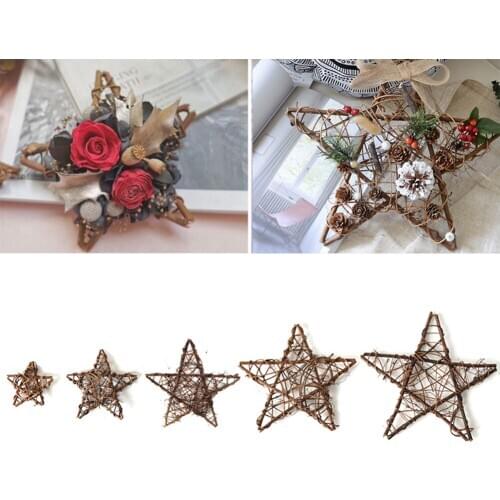 Star Sepak Takraw DIY Rattan Ball Christmas Birthday Party&Home Wedding Party Ornaments Decoration Supplies Kids Gifts Dropship