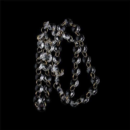 10m/Lot 14mm Crystal Glass Crystal Octagon Beads Crystal Wedding Garland Bead Strand Chains Free Shipping