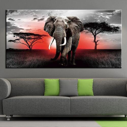 5d diy large diamond mosaic african elephant diamond painting cross stitch full square round drill embroidery animals kits CV105