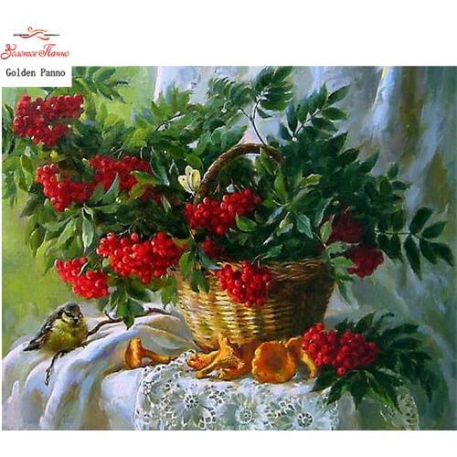 Golden panno,5D,diy diamond embroidery,Full,square,Diamond Painting,Cross Stitch,3D,diamond,Mosaic,Needlework,Flower baskets 28S