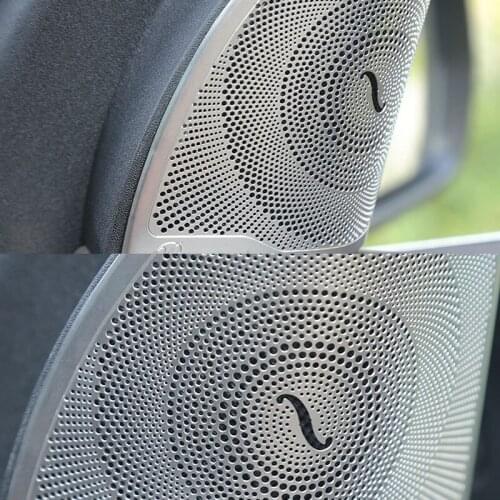 For Mercedes Benz GLC Class X253 auto Accessories Car Styling High Pitch Loudspeaker Cover Audio Speakers Stickers Covers Frame